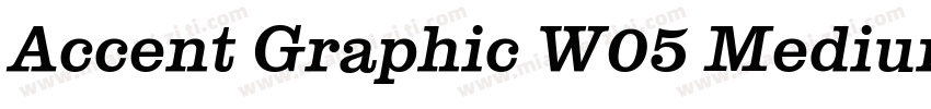 Accent Graphic W05 Medium字体转换